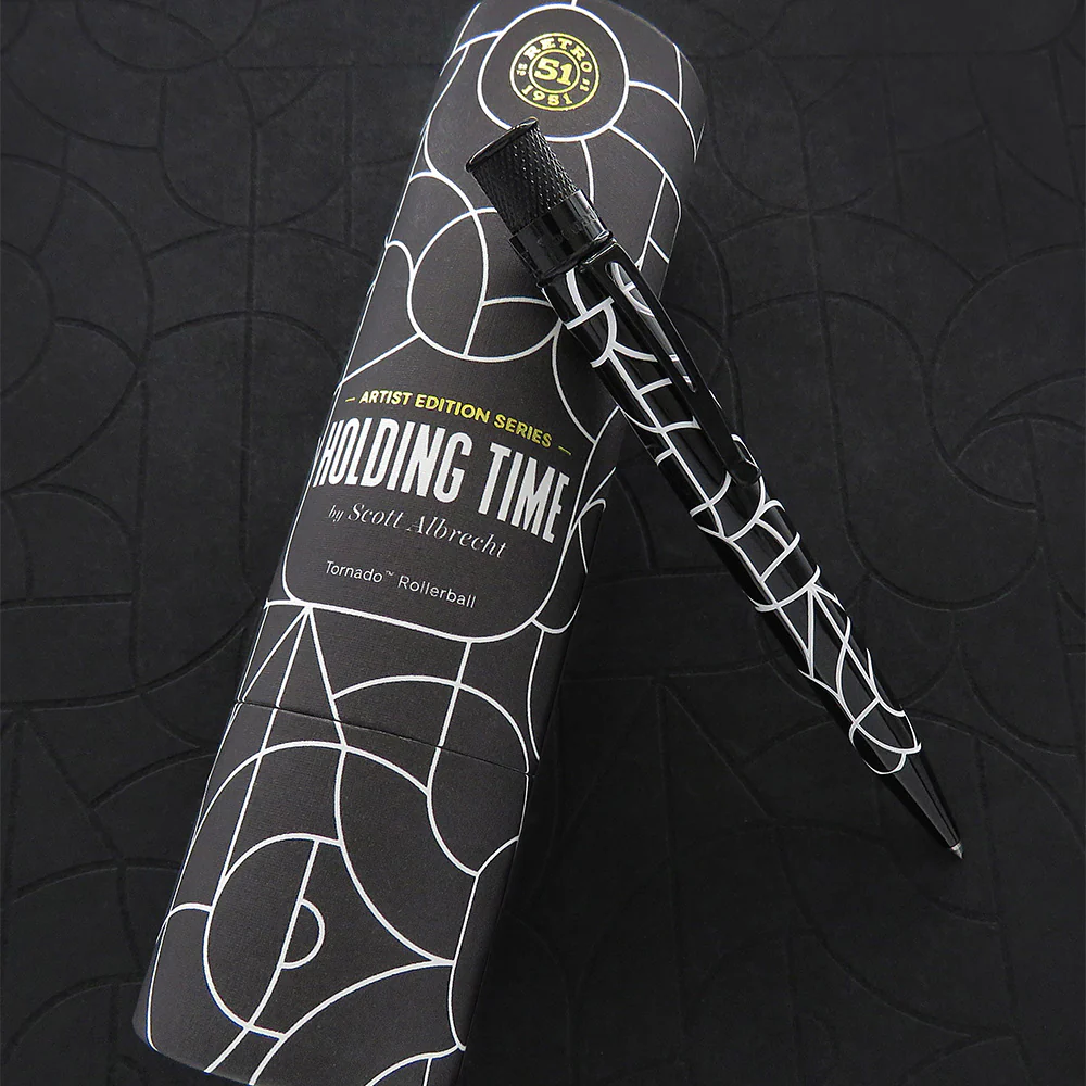 Retro 51 Artist Edition Tornado Rollerball Pen Holding Time by Scott Albrecht Limited Edition - Image 2
