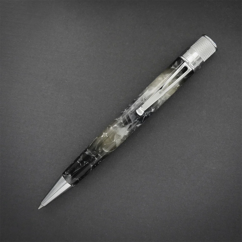 Retro 51 Tornado Acrylic Rollerball Pen Silver Lining - Image 2