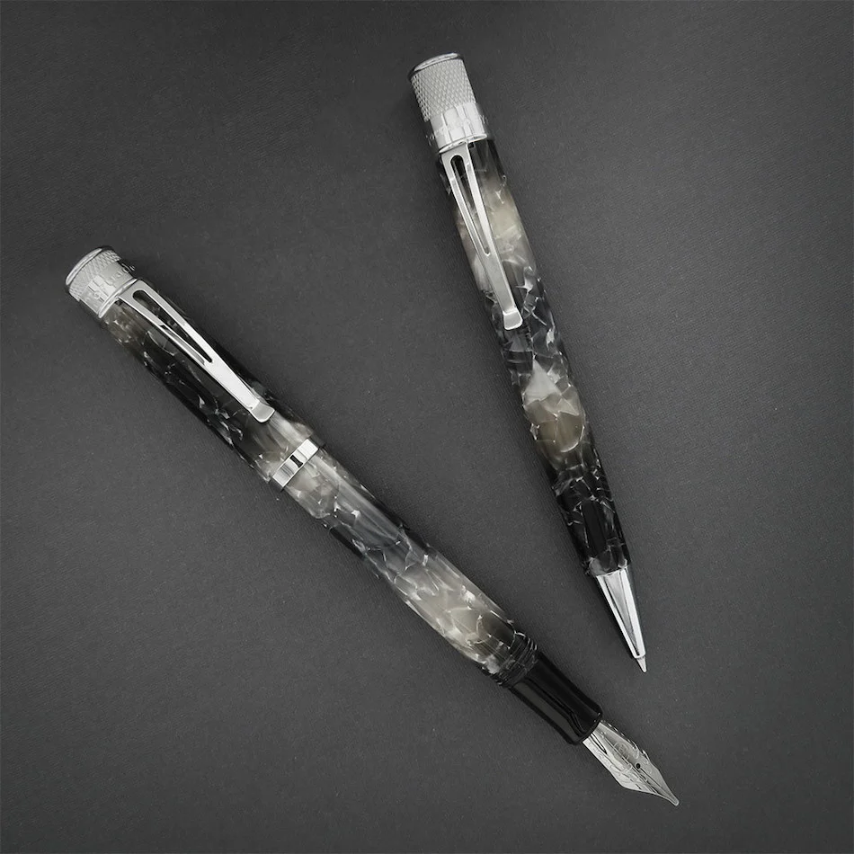 Retro 51 Tornado Acrylic Rollerball Pen Silver Lining - Image 5