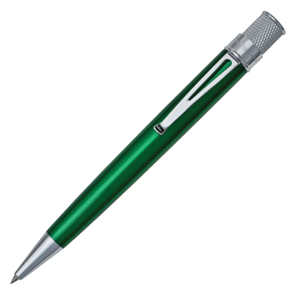 Retro 51 Tornado Classic Rollerball Pen Chrome Trim Green