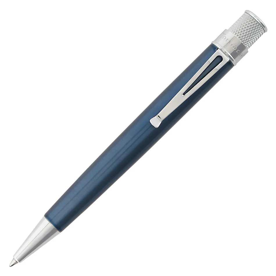 Retro 51 Tornado Classic Rollerball Pen Chrome Trim Ice Blue