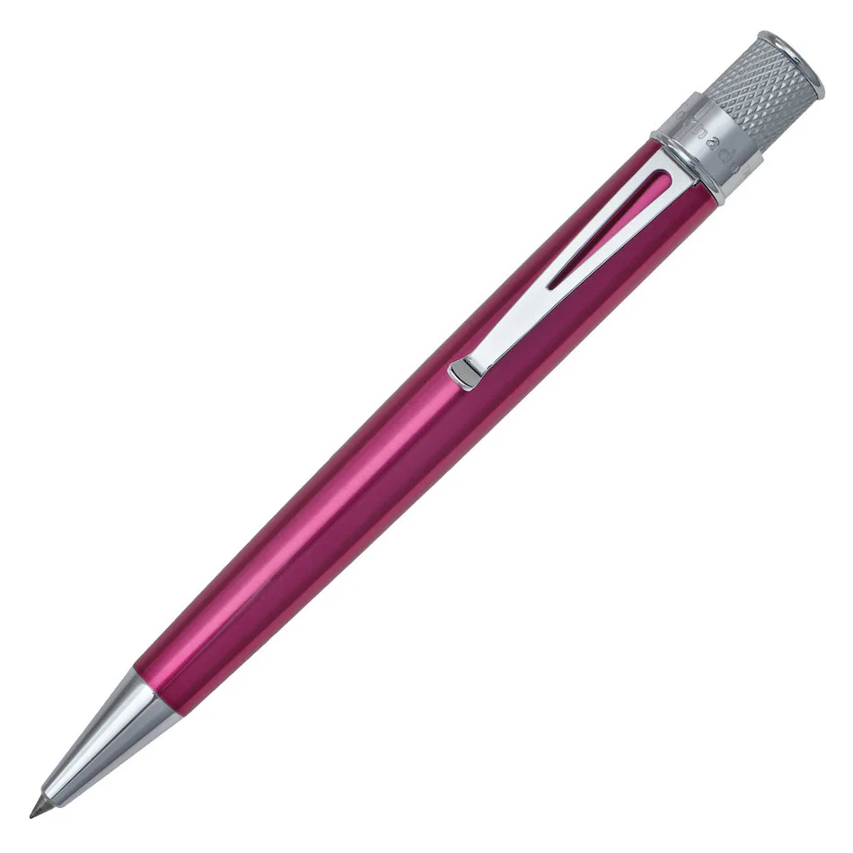 Retro 51 Tornado Classic Rollerball Pen Chrome Trim Pink