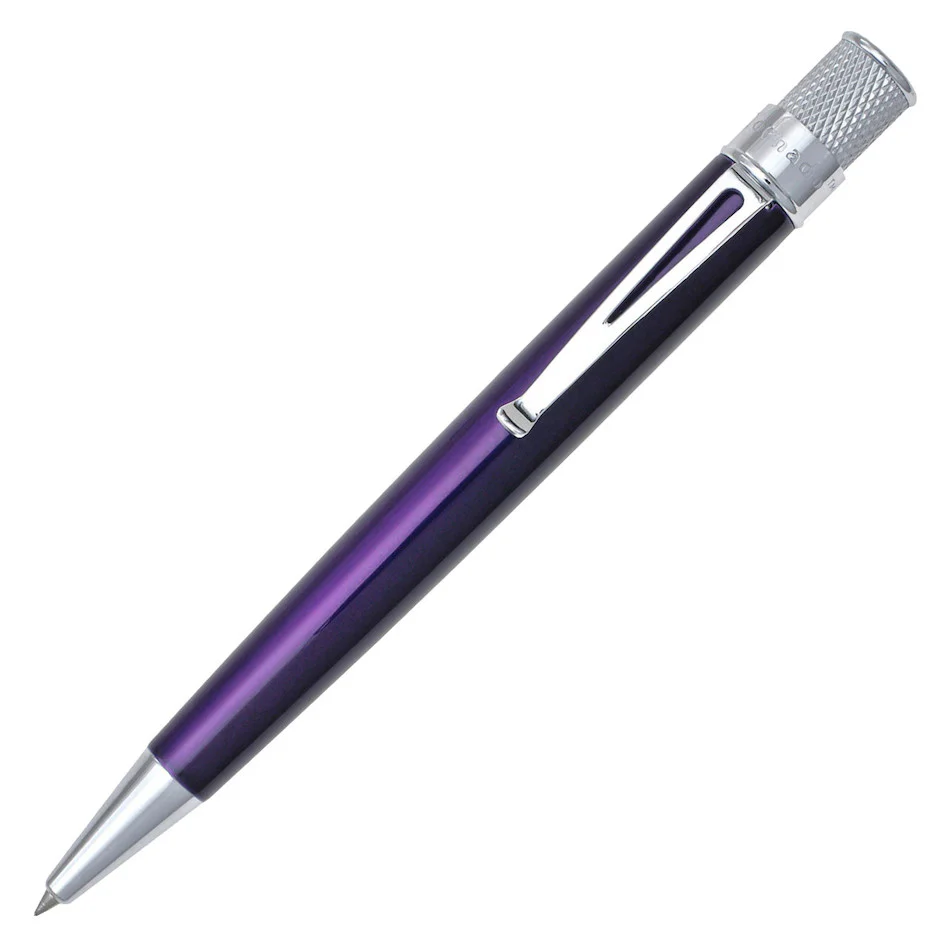Retro 51 Tornado Classic Rollerball Pen Chrome Trim Purple