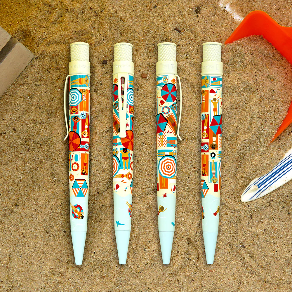 Retro 51 Tornado Popper Rollerball Pen Beachy Side Up Limited Edition - Image 2
