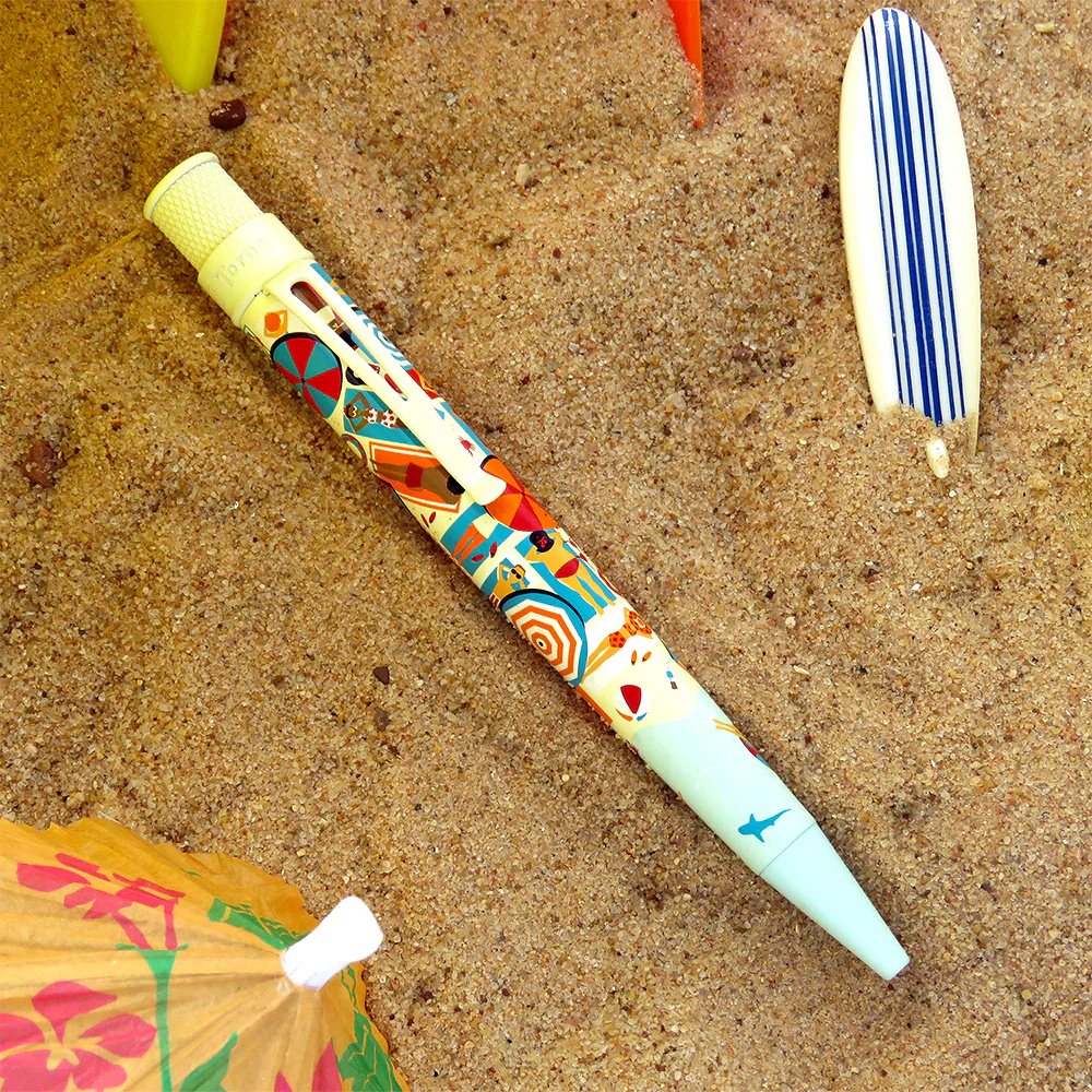 Retro 51 Tornado Popper Rollerball Pen Beachy Side Up Limited Edition - Image 3