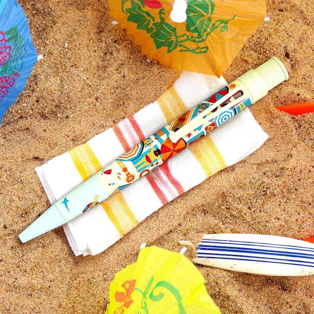 Retro 51 Tornado Popper Rollerball Pen Beachy Side Up Limited Edition - Image 5
