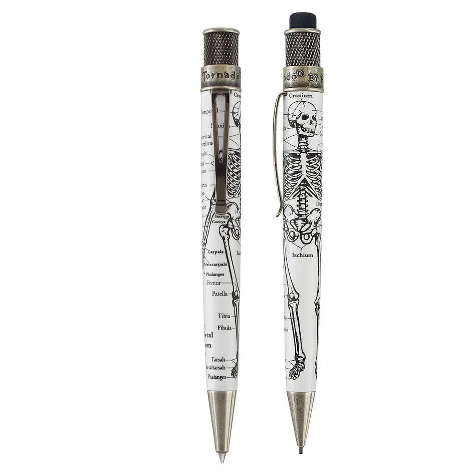 Retro 51 Tornado Rollerball Pen and Mechanical Pencil Set Dr Gray - Image 2