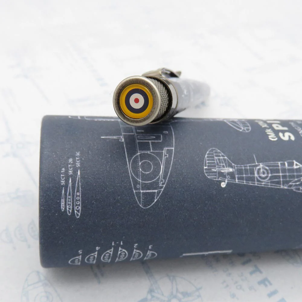 Retro 51 Tornado Rollerball Pen Imperial War Museum Spitfire Blueprint - Image 5