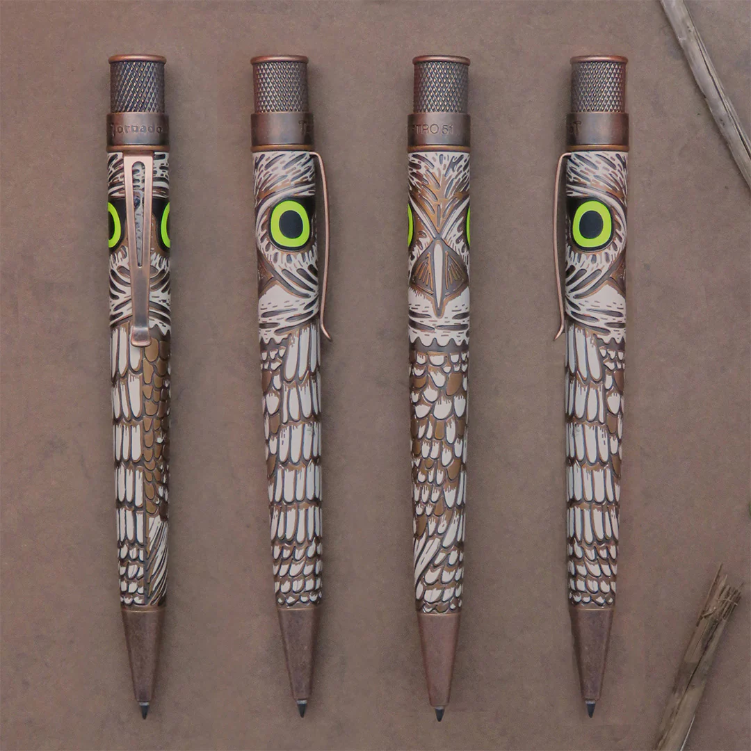 Retro 51 Tornado Ballpoint Pen Owl Rescue - Image 2