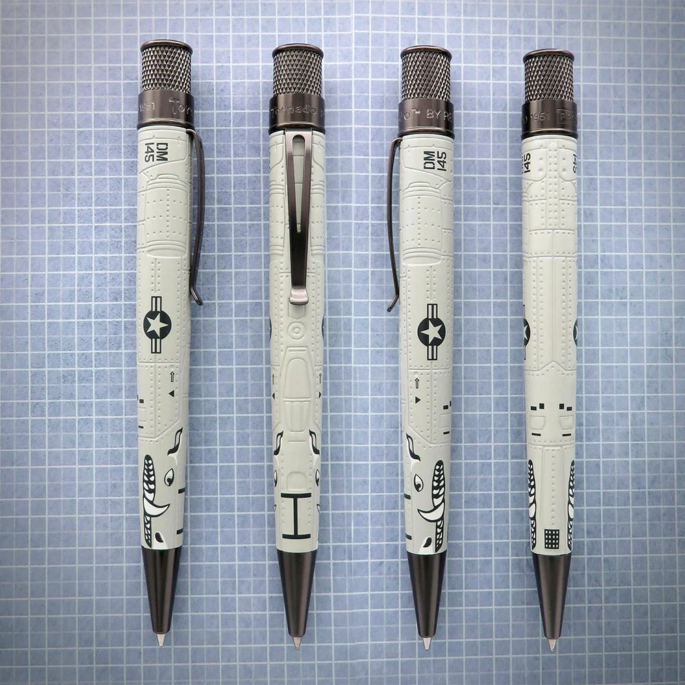 Retro 51 Tornado Rollerball Pen Vintage Metalsmith A-10 Warthog - Image 2