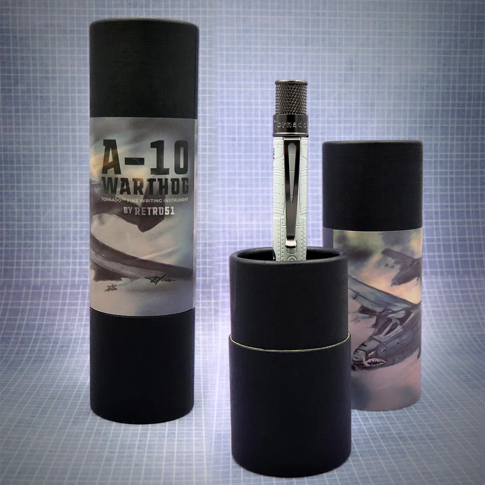Retro 51 Tornado Rollerball Pen Vintage Metalsmith A-10 Warthog - Image 5