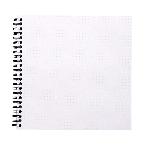 Rhodia Classic Wirebound Reverse Book (210x210) Black Dotted - Image 2