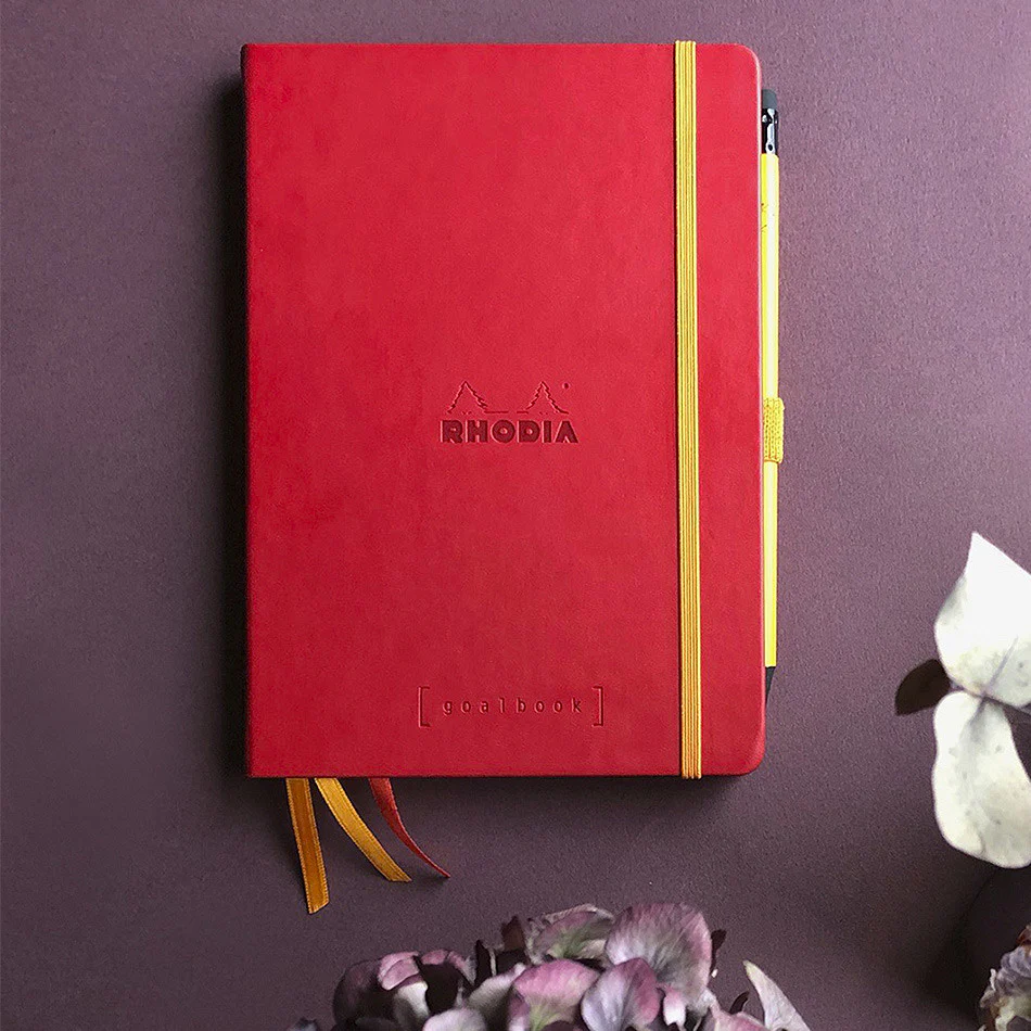 Rhodia Rhodiarama Hardcover Goalbook A5 Beige - Image 3