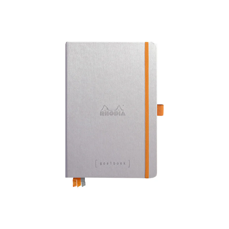 Rhodia Rhodiarama Hardcover Goalbook A5 Silver