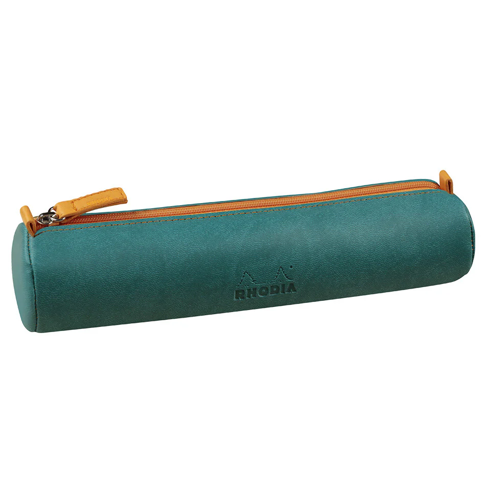Rhodia Rhodiarama Round Pencil Case Peacock