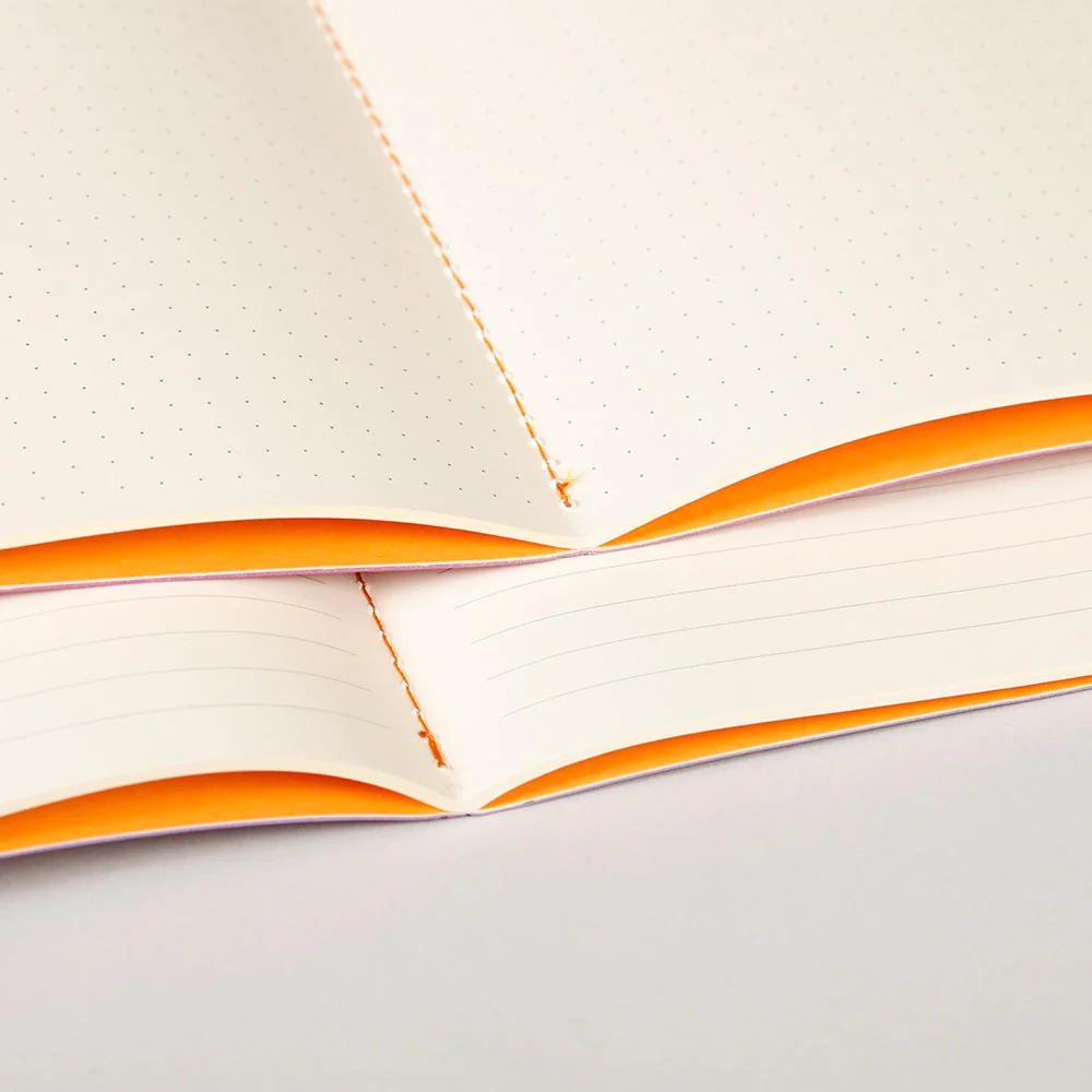 Rhodia Rhodiarama Sewn Spine Notebook Tangerine A5 - Image 2