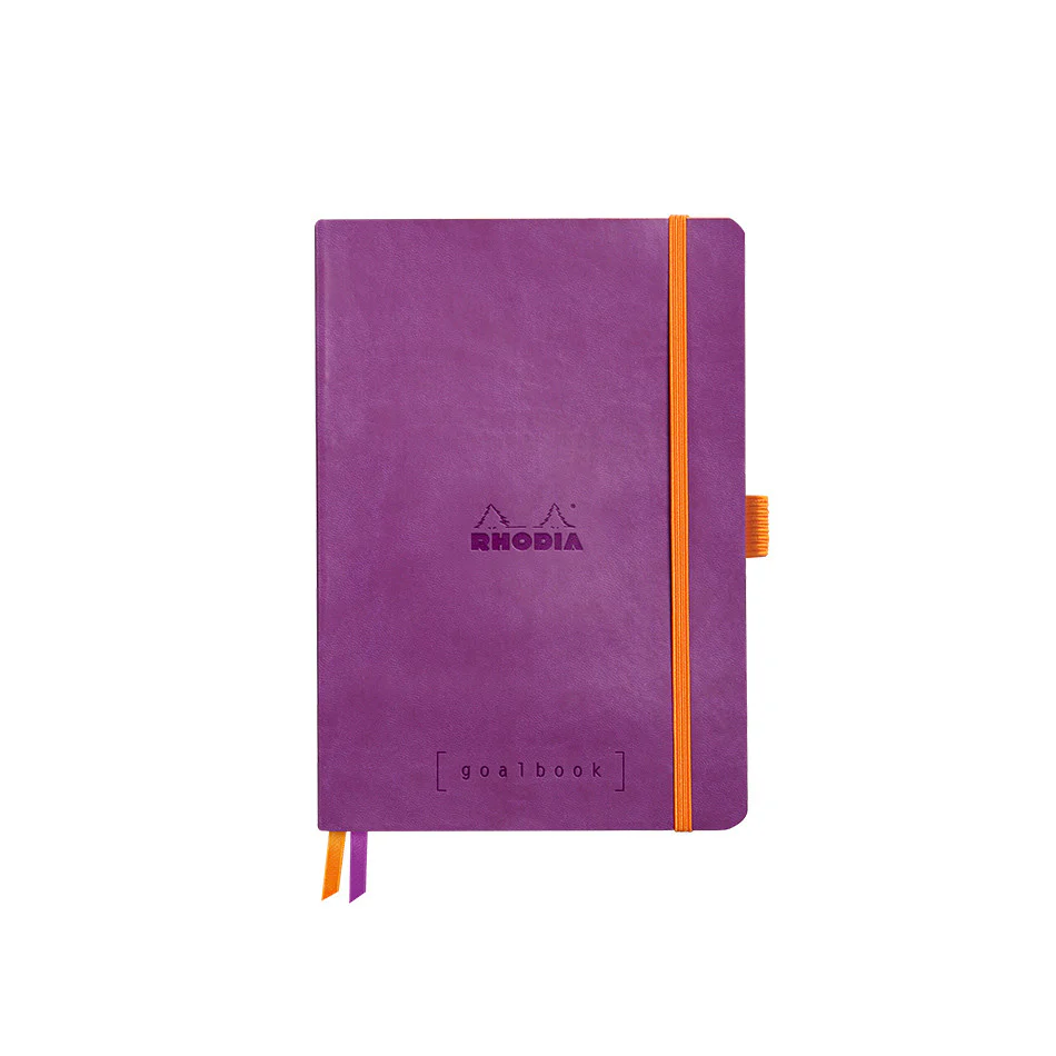 Rhodia Rhodiarama Softcover Goalbook With White Paper A5 Purple