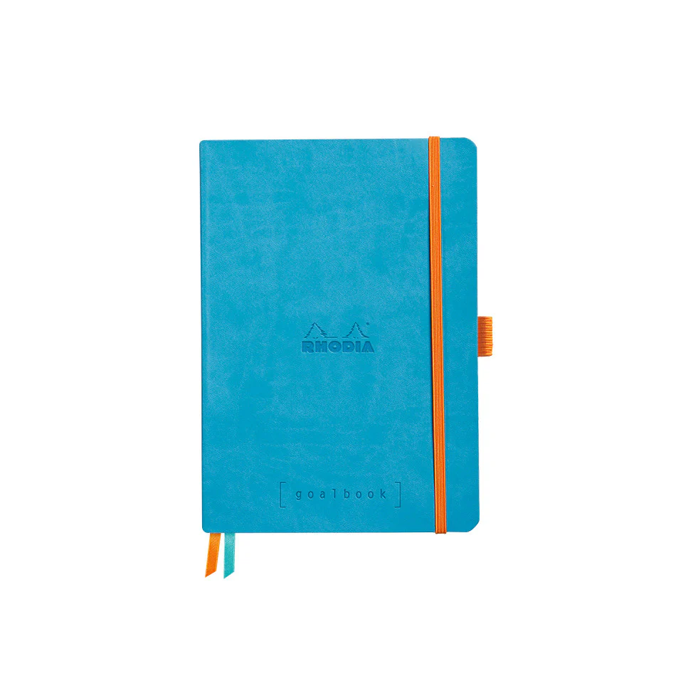 Rhodia Rhodiarama Softcover Goalbook With White Paper A5 Turquoise