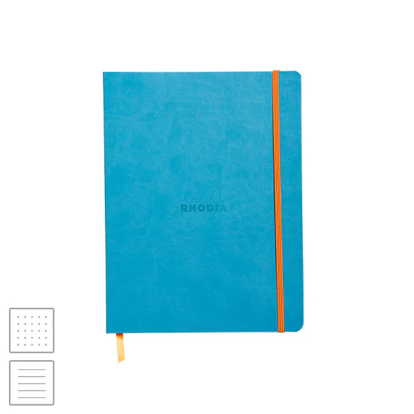 Rhodia Rhodiarama Softcover Notebook (190 x 250) Turquoise