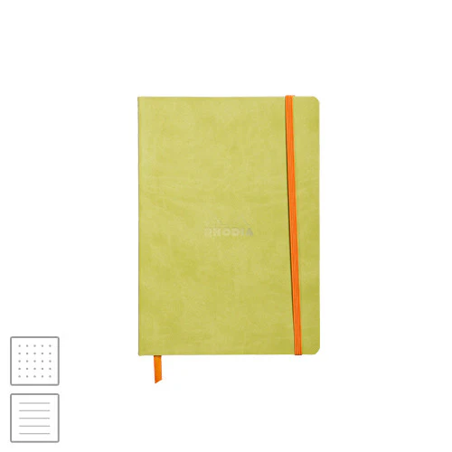 Rhodia Rhodiarama Softcover Notebook A5 (148 x 210) Anise Green