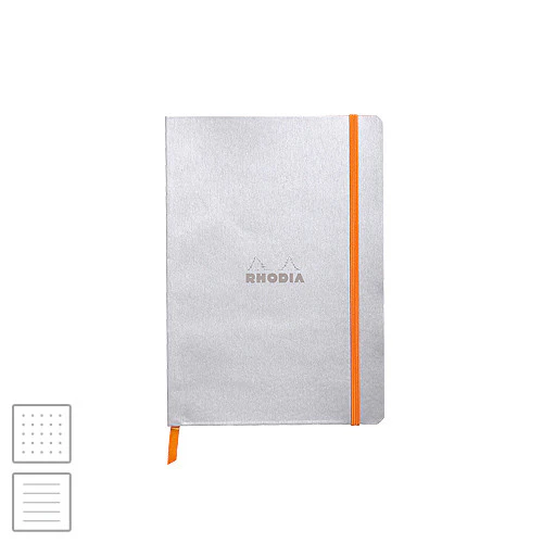 Rhodia Rhodiarama Softcover Notebook A5 (148 x 210) Silver