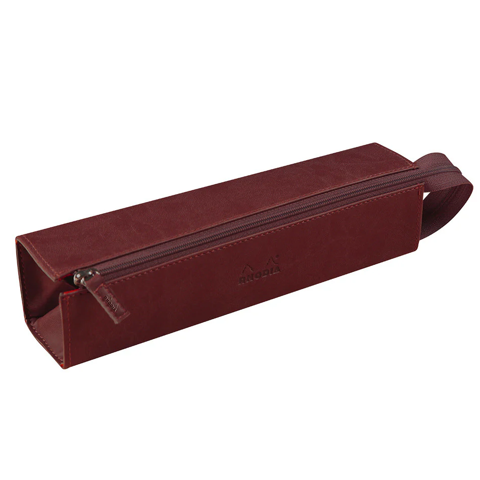 Rhodia Rhodiarama Tray Pen Case Burgundy