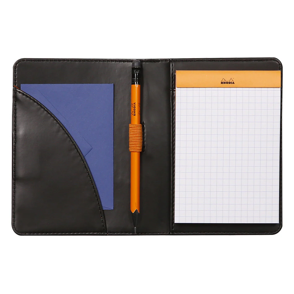 Rhodia Small Portfolio No. 12 B7 Black - Image 2