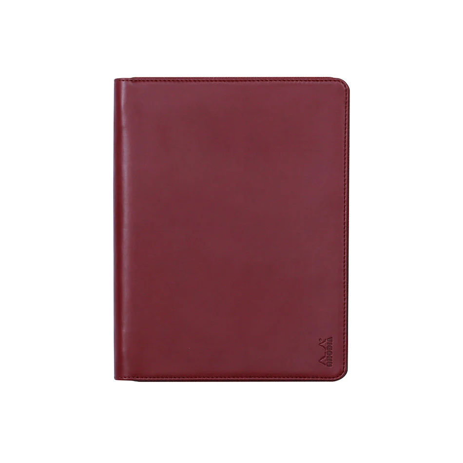 Rhodia Small Zipped Portfolio A5 Burgundy
