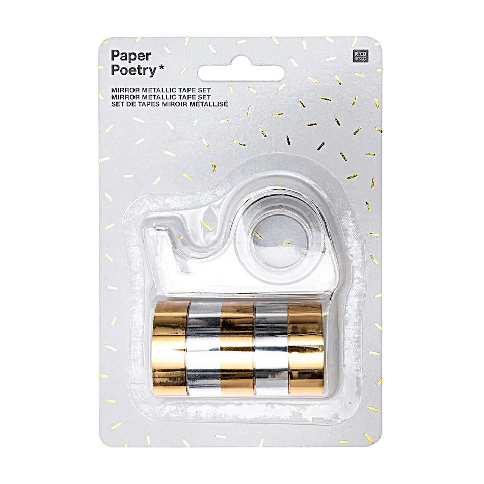 Rico Washi Tape Set Metallic