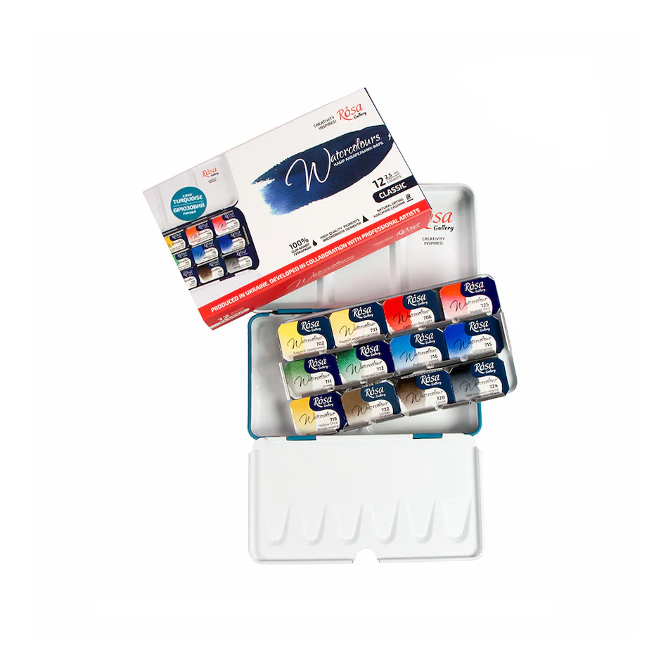Rosa Watercolour Full Pan Classic Set of 12 - Image 3