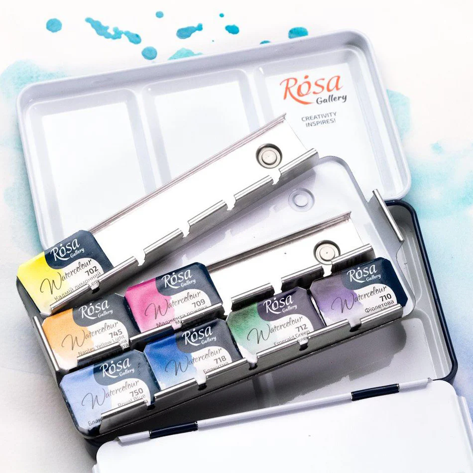 Rosa Watercolour Full Pan Classic Set of 12 - Image 4
