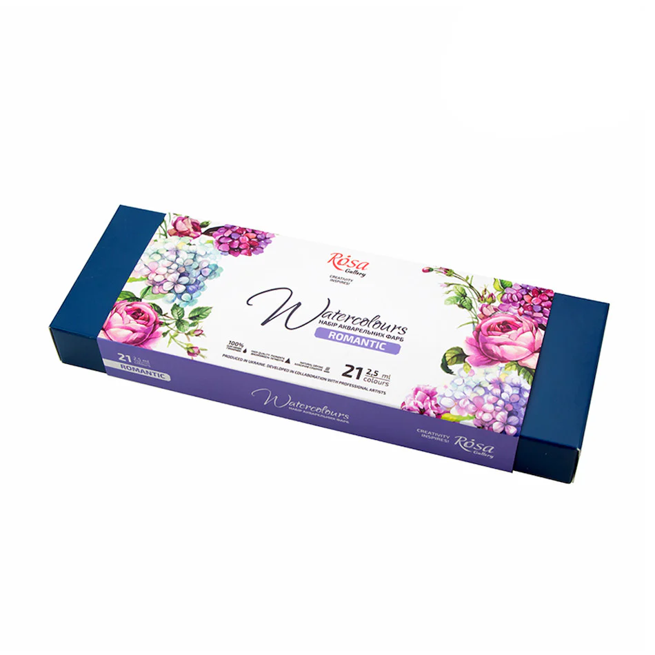 Rosa Watercolour Full Pan Romantic Set of 21
