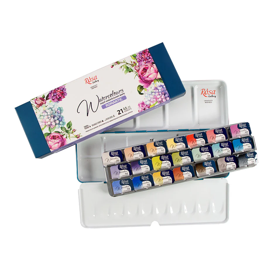 Rosa Watercolour Full Pan Romantic Set of 21 - Image 4