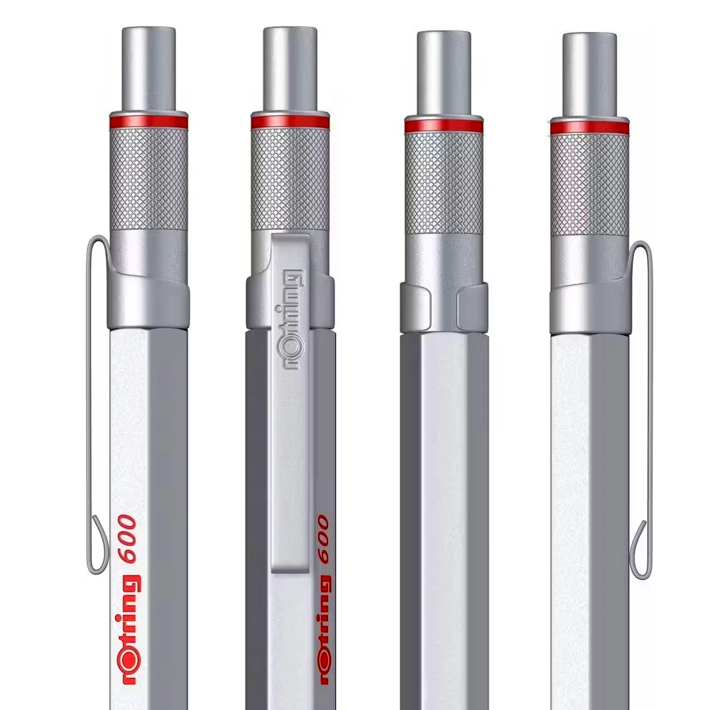 rotring 600 Ballpoint Pen Silver - Image 2