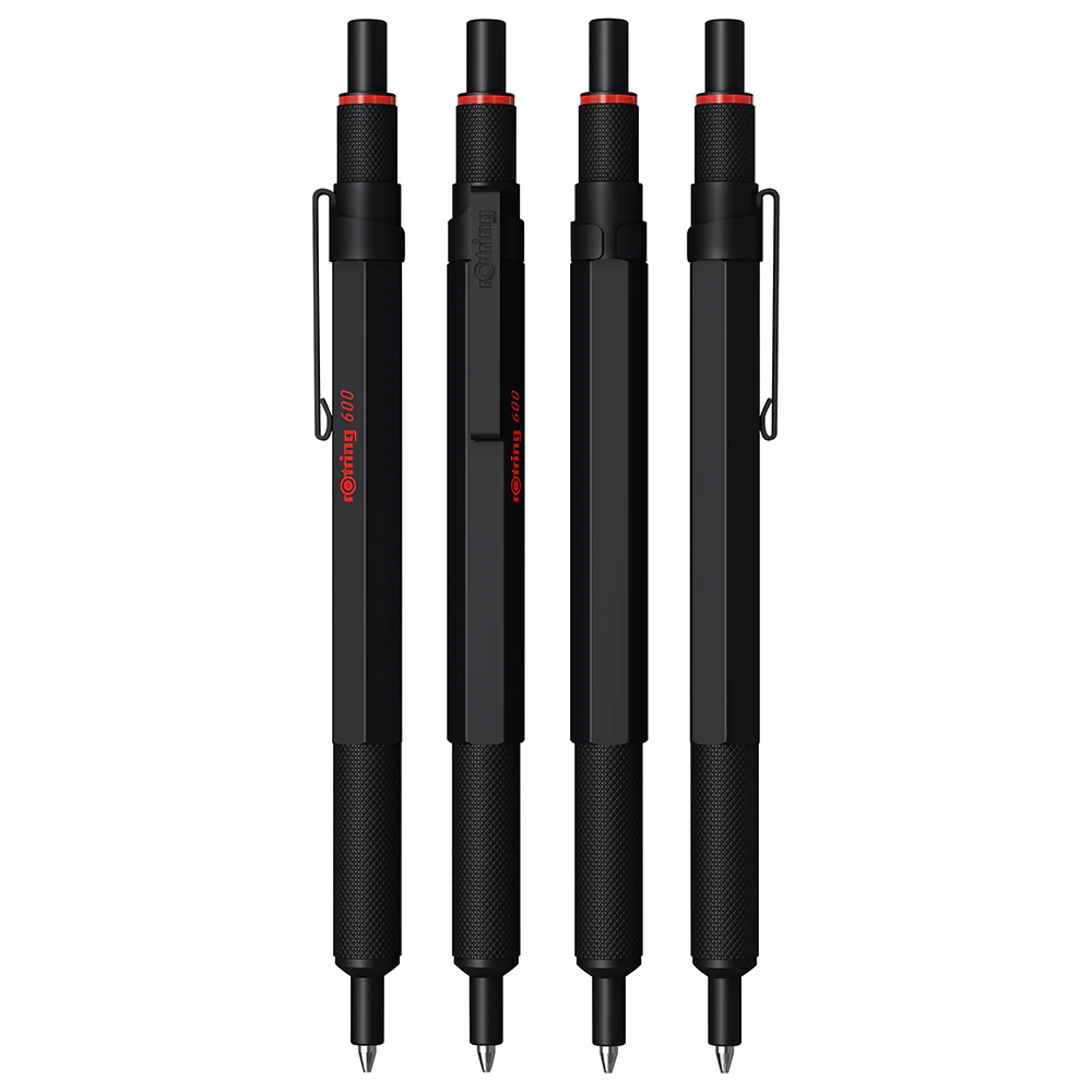 rotring 600 Gel Pen Black - Image 4