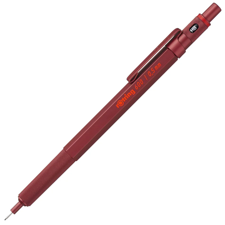 rotring 600 Mechanical Pencil Red 0.5mm