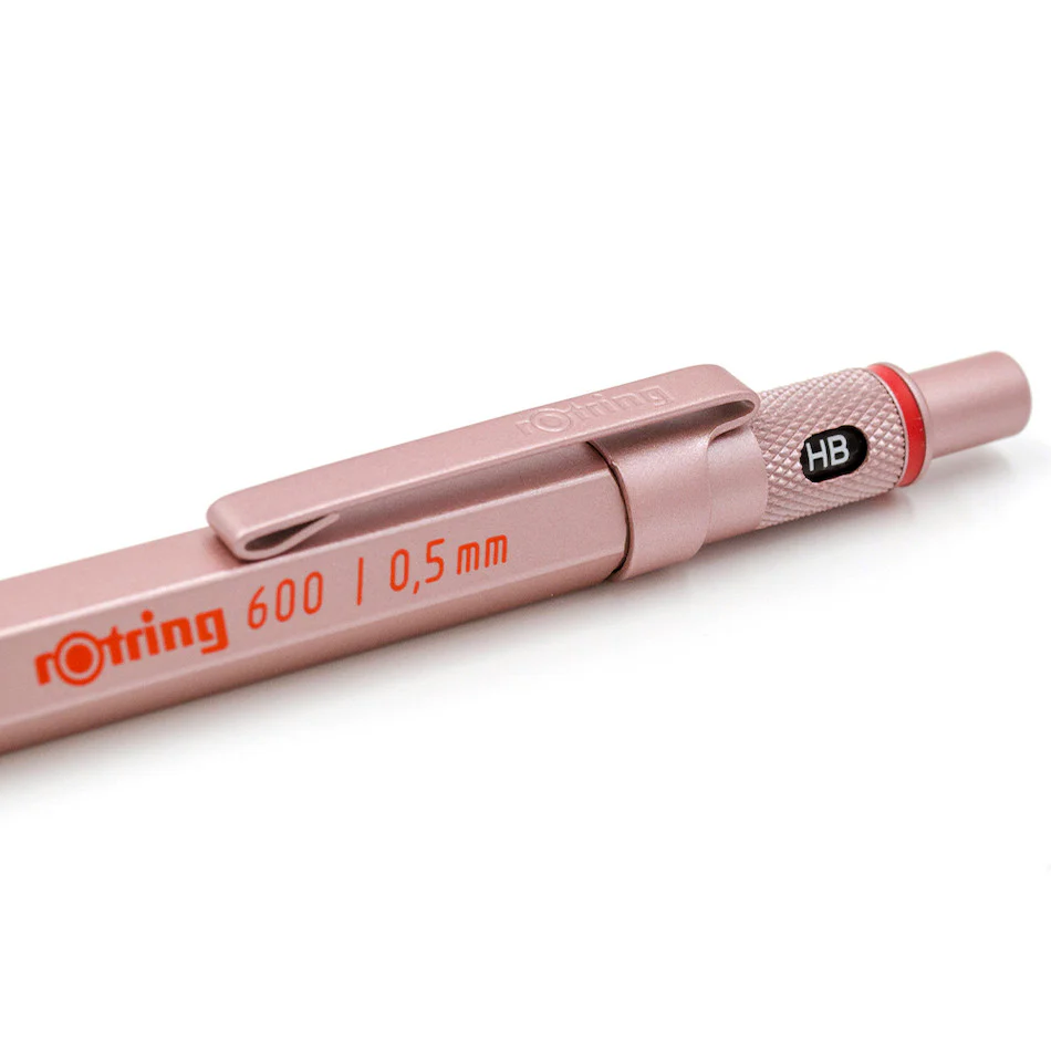 rotring 600 Mechanical Pencil Rose Gold 0.5mm - Image 3