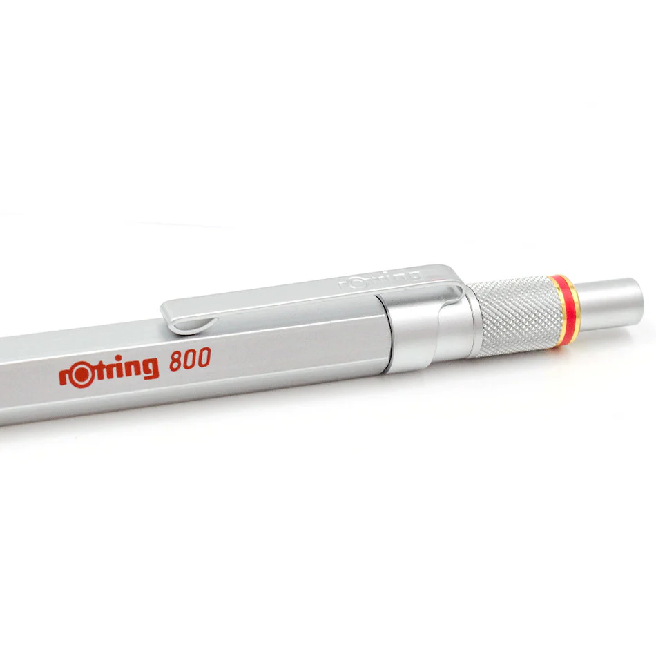 rotring 800 Ballpoint Pen Silver - Image 3
