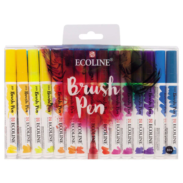 Royal Talens Ecoline Brush Pens Set of 30