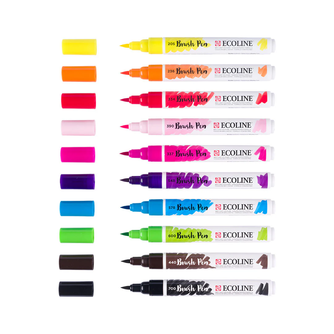 Royal Talens Ecoline Brushpen Set of 10 Bright - Image 2
