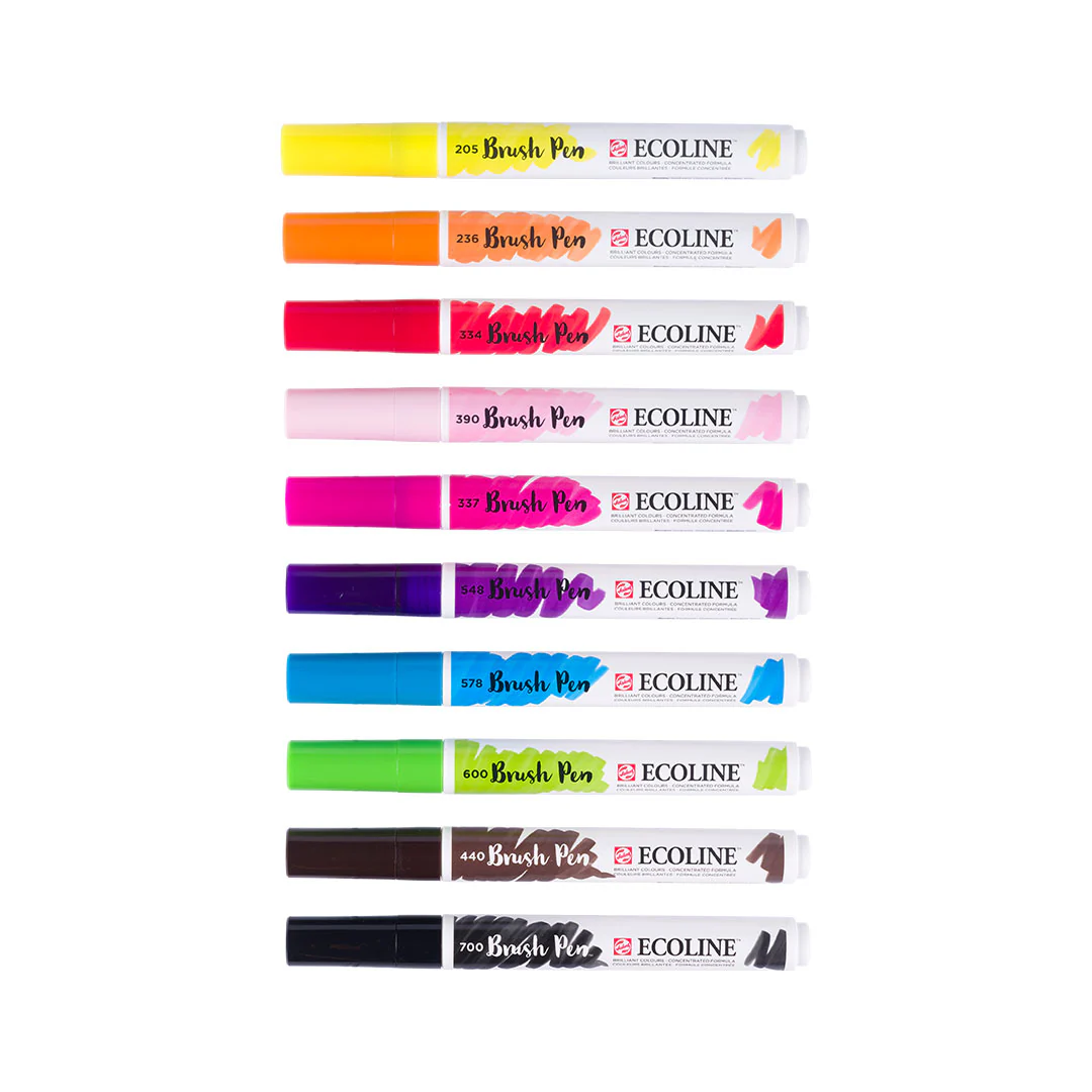 Royal Talens Ecoline Brushpen Set of 10 Bright - Image 3