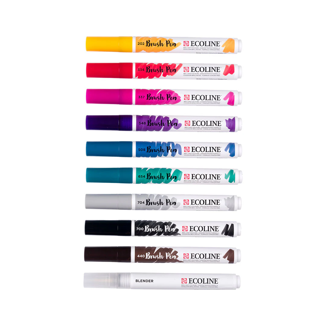 Royal Talens Ecoline Brushpen Set of 10 Galaxy - Image 3