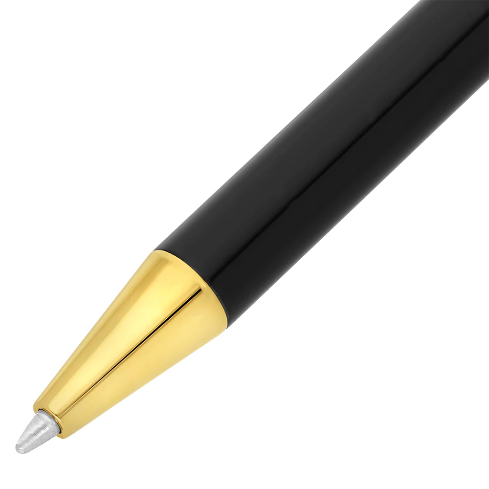 S.T. Dupont Classique Ballpoint Pen Black and Gold - Image 4