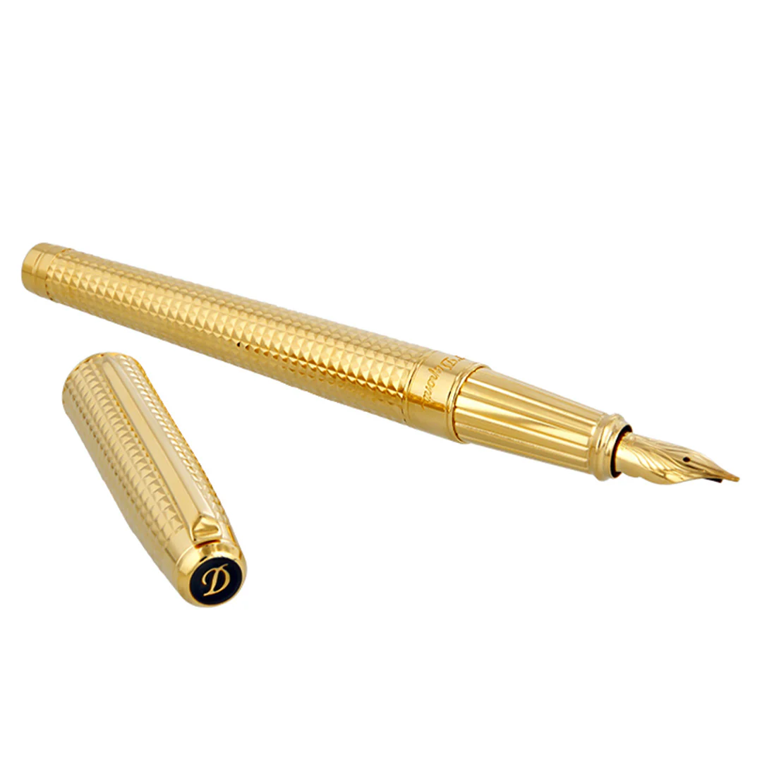 S.T. Dupont Line D Eternity Fountain Pen Golden - Image 2