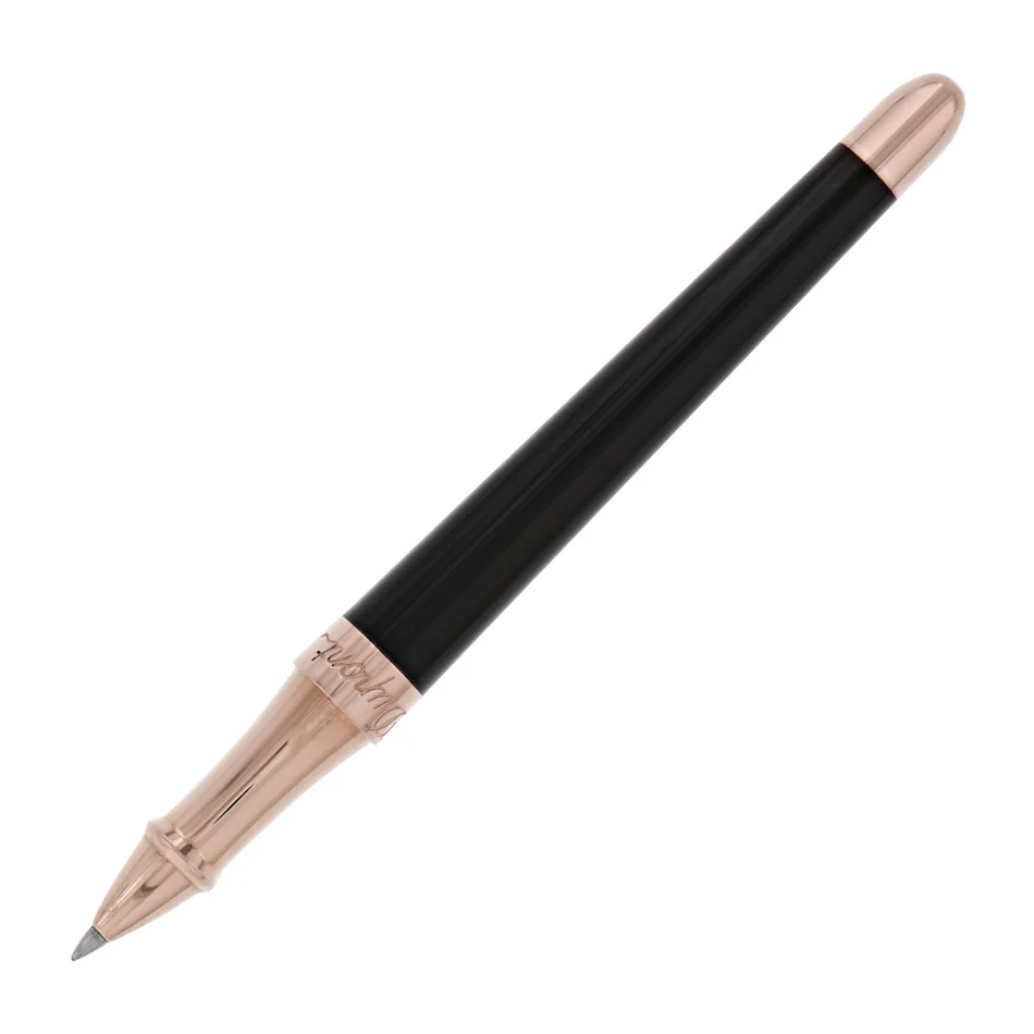 S.T. Dupont Liberte Rollerball Pen Black with Rose Gold Trim