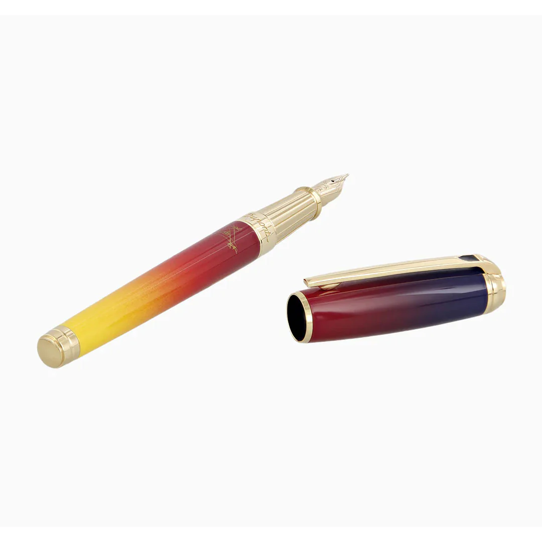 S.T.Dupont Montecristo Ligne D Large Crepuscule Fountain Pen - Image 5