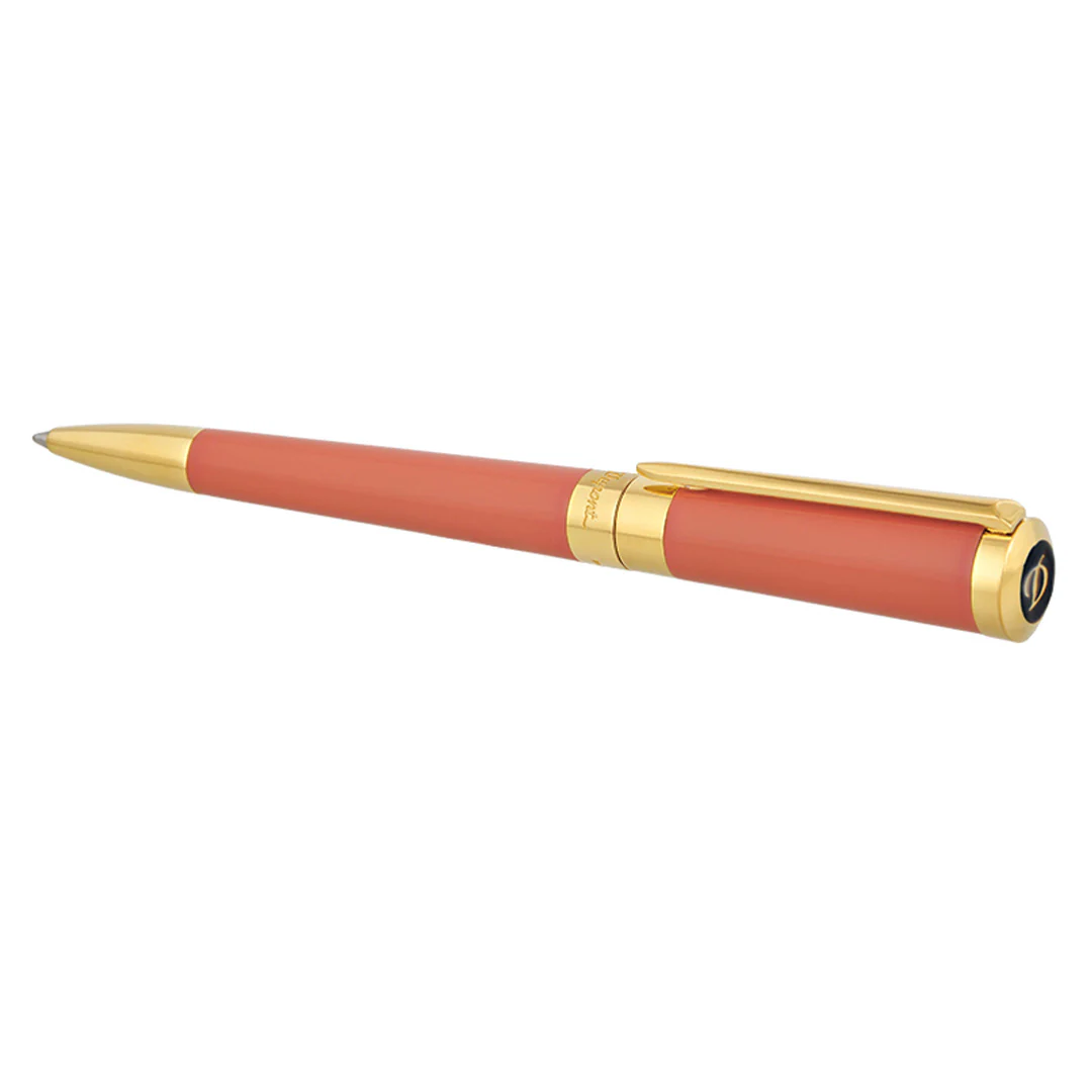 S.T. Dupont Liberte Ballpoint Pen Coral Gold - Image 2