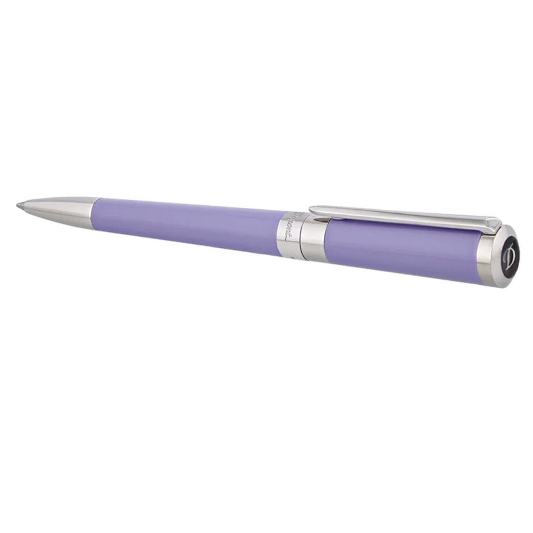 S.T. Dupont Liberte Ballpoint Pen Purple Palladium - Image 2