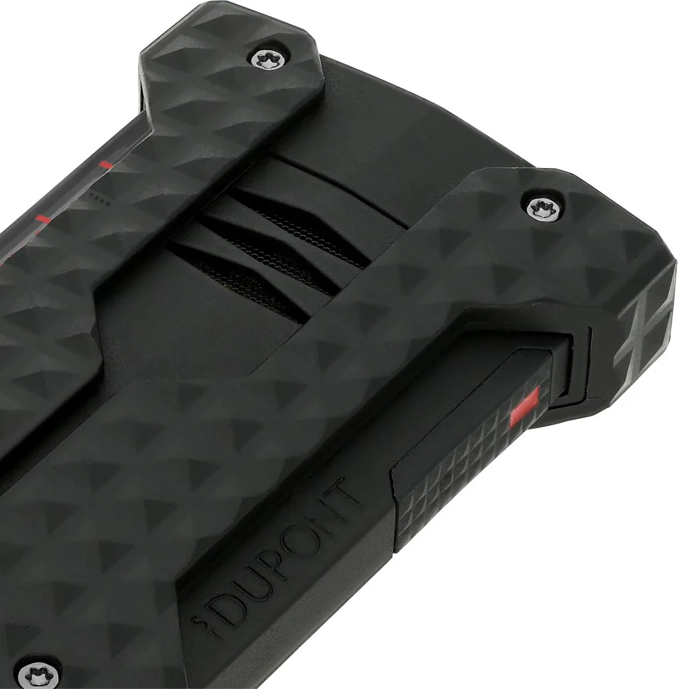 S.T.Dupont Windproof Lighter Jet Black - Image 2