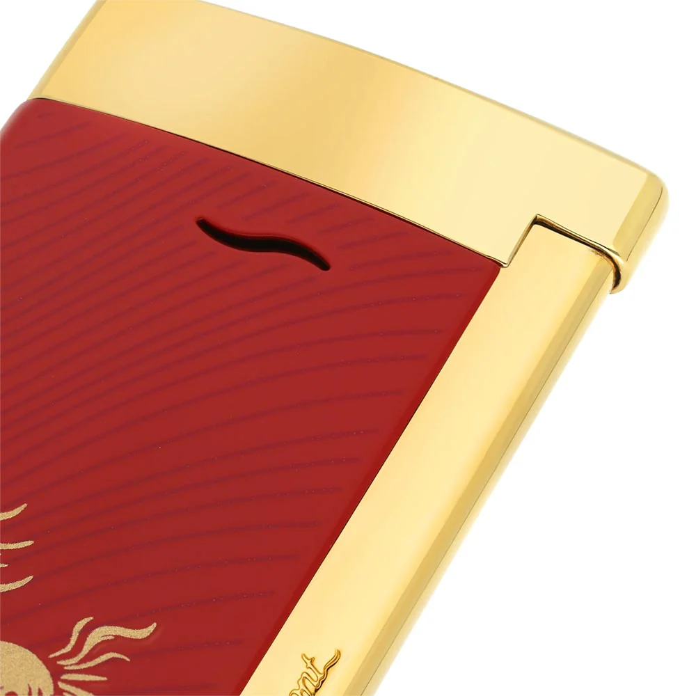 S.T.Dupont Year of the Horse Slim Lighter Red - Image 2